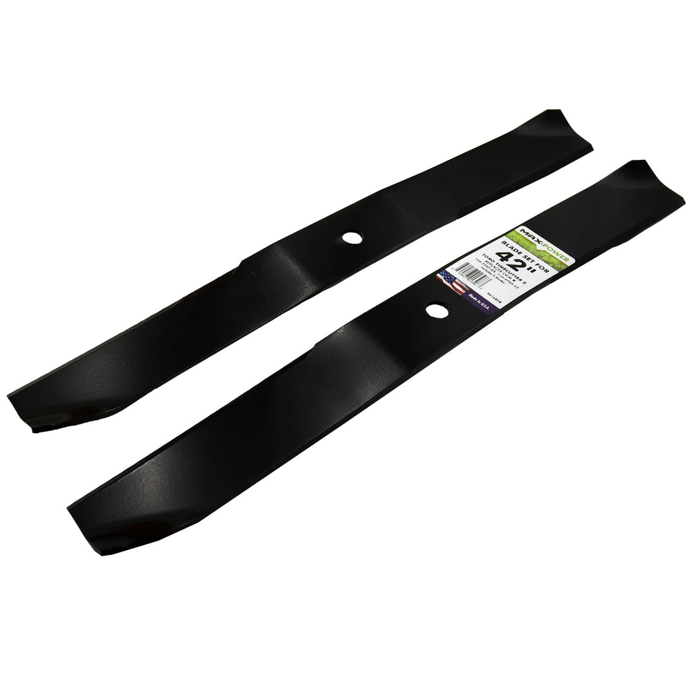 MaxPower side profile of blade highlighting thickness and sharpened cutting angle
