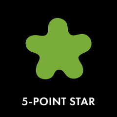 Maxpower five-point star center hole detail ensuring proper mower spindle fit