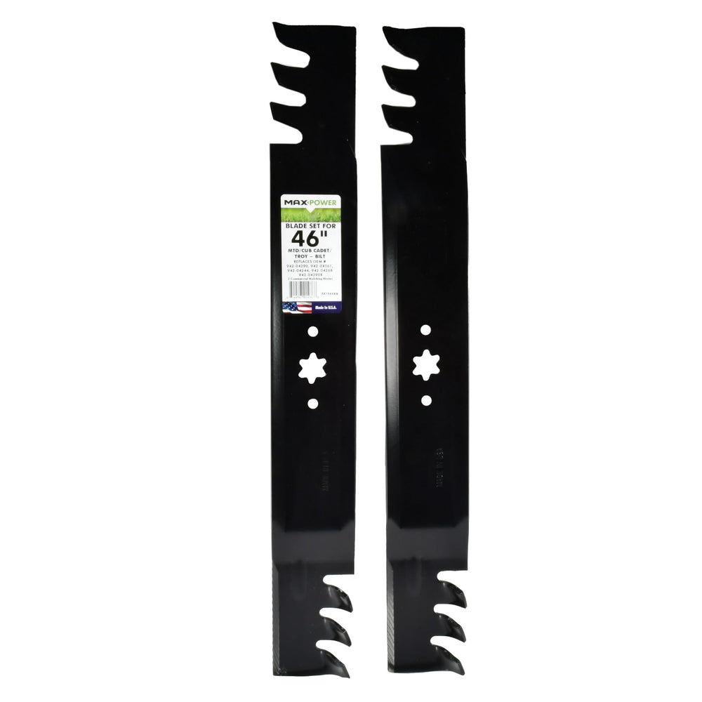 MaxPower front packaging showing two blades and part number, ensuring correct replacement