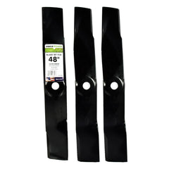 MaxPower three-blade pack front view showing brand and ready-to-install blades benefit durability