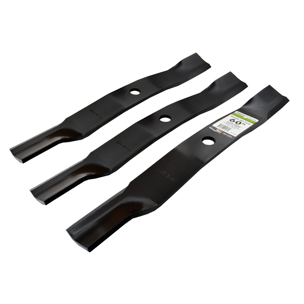 MaxPower blade alongside ruler showing 21-inch length for measurement clarity