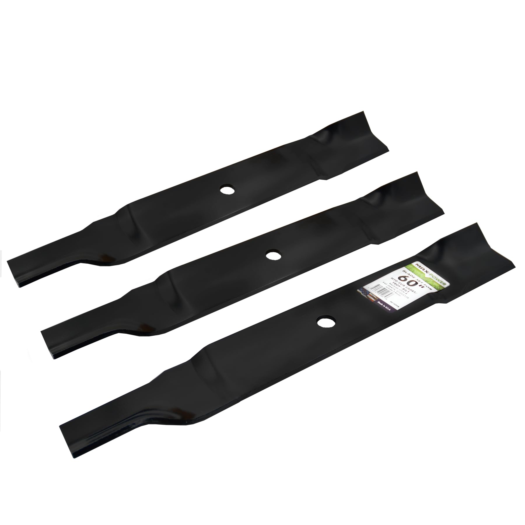 MaxPower blade beside ruler to show 21 inch length for correct size confirmation