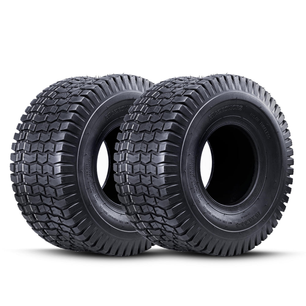 MAXROLLORS front view of two tires showing full profile and fit benefit