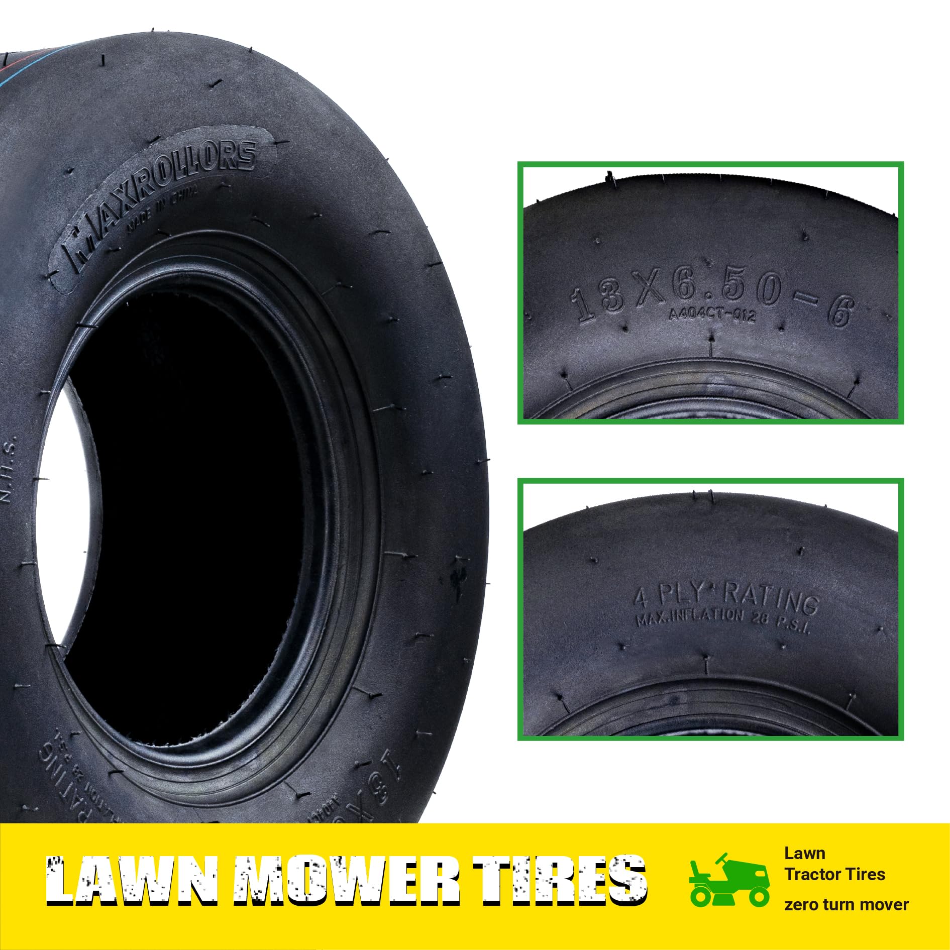 MAXROLLORS tires in garage lifestyle shot emphasizing organized storage benefit