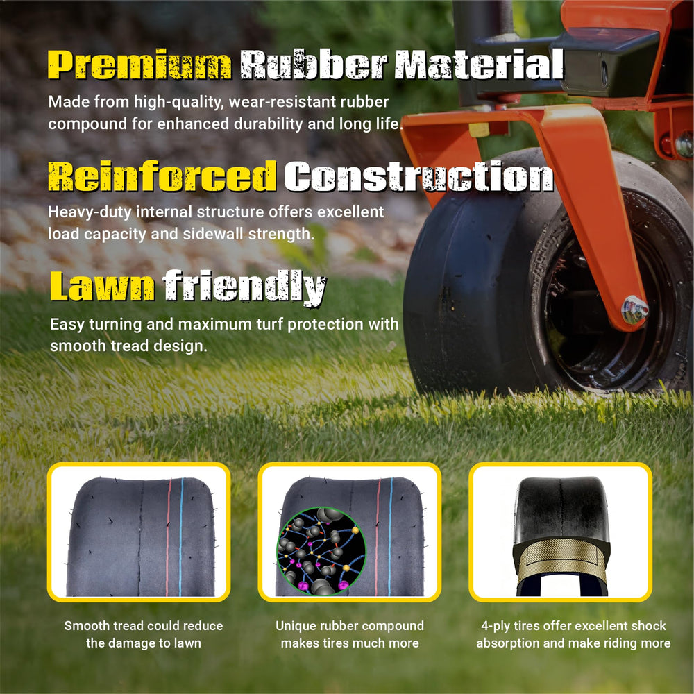 MAXROLLORS tire mounted on 6-inch rim demonstrating proper fit benefit