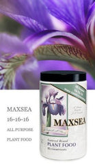 Maxsea front label showing bottle and product benefits for vigorous plants