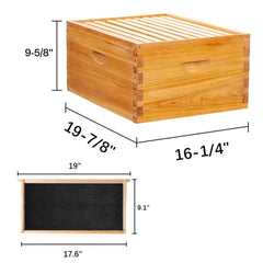 MayBee assembled hive in garden illustrating integration and outdoor durability