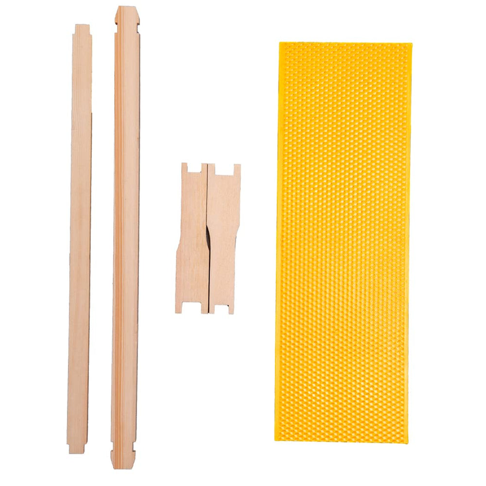 MayBee assembled frame side view highlighting smooth pine rails and precise polish for easy handling