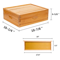 MayBee frame closeup with wax-dipped foundation showing inspection ease
