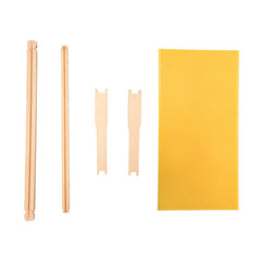 MayBee frame beside ruler showing 9-1/8-inch deep size for fit confirmation