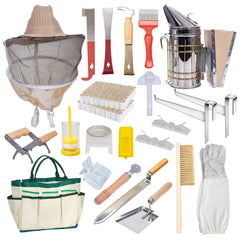 MayBee kit front view showing full 24-piece set and tote for easy setup