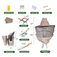 MayBee uncapping knife, fork and tool on board demonstrating clean capping removal