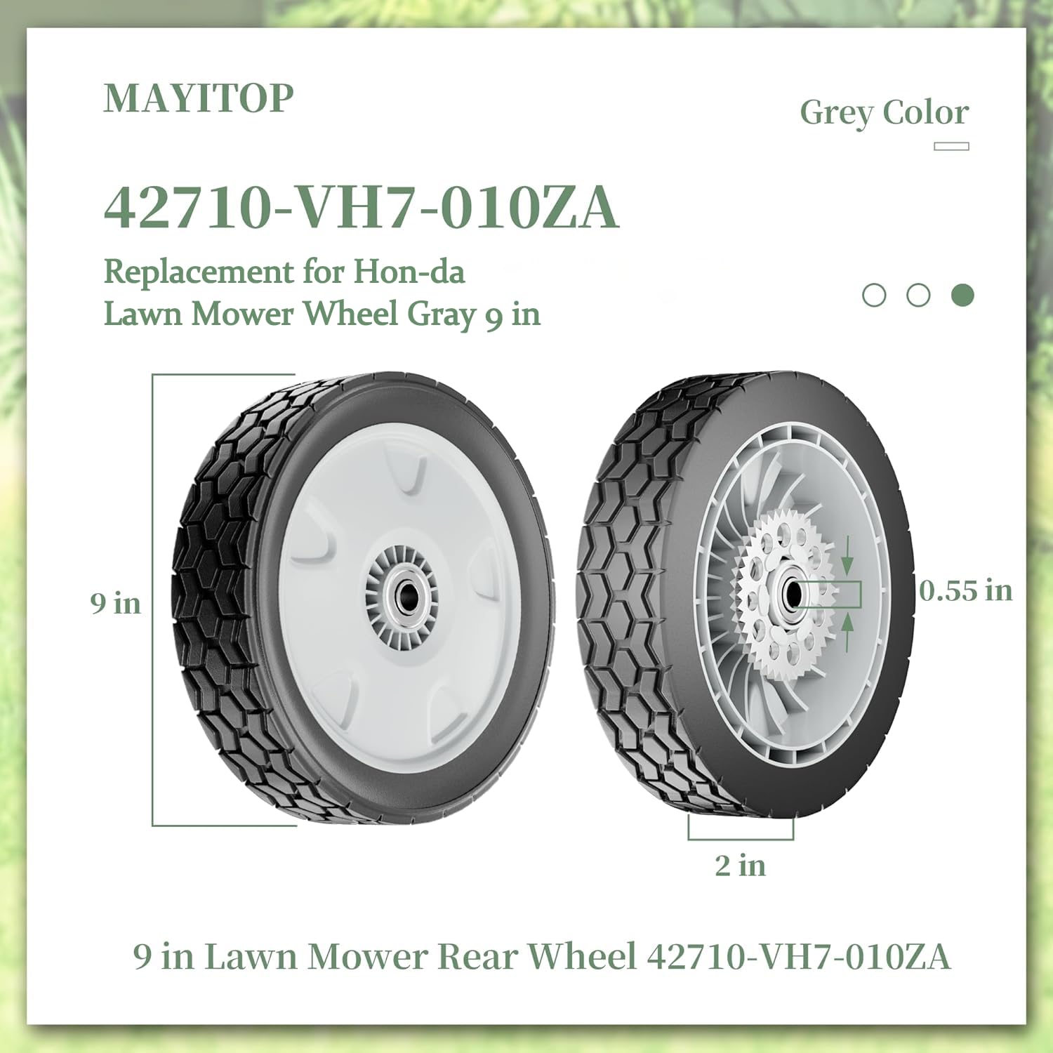 MAYITOP close-up of tread texture highlighting grip and traction on varied terrain