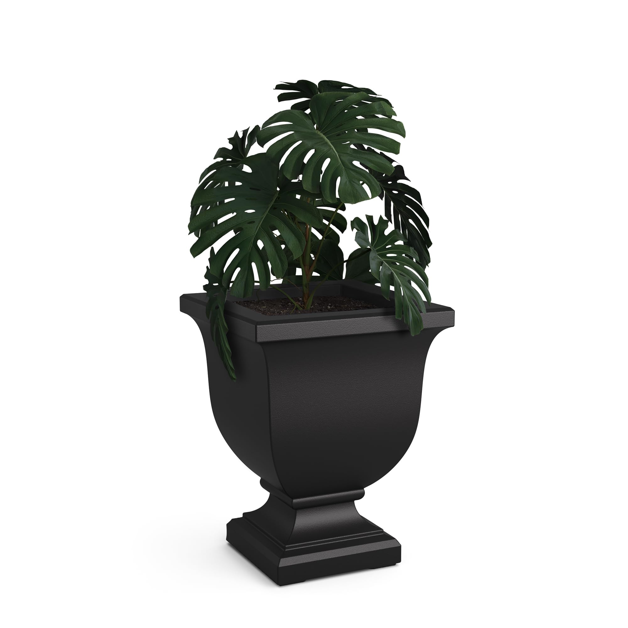 Mayne Augusta front view showing classic urn shape and low maintenance benefit