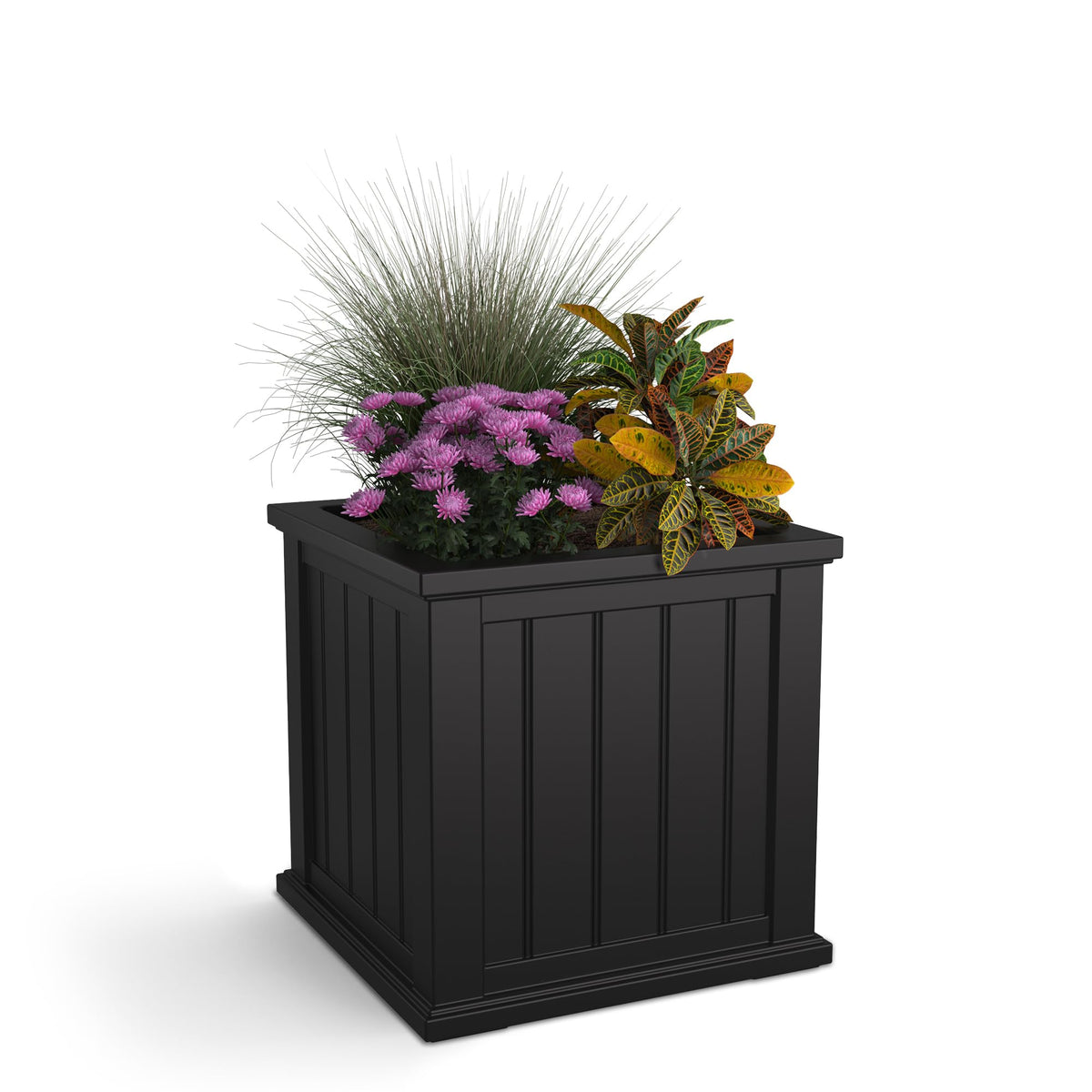 Mayne Cape Cod front view showing square planter and clean coastal styling benefit