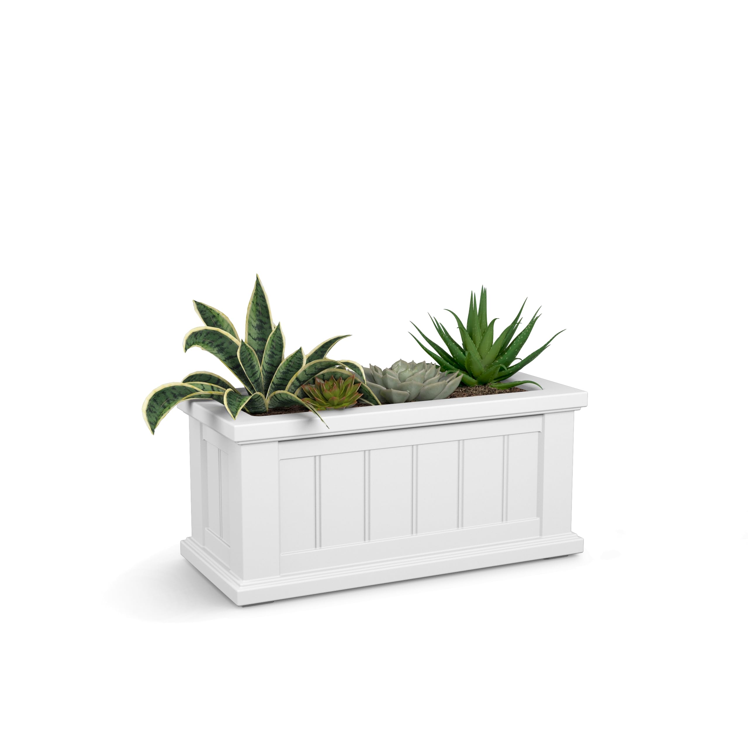 Mayne Cape Cod 24in front view in white showing coastal styling and durable finish