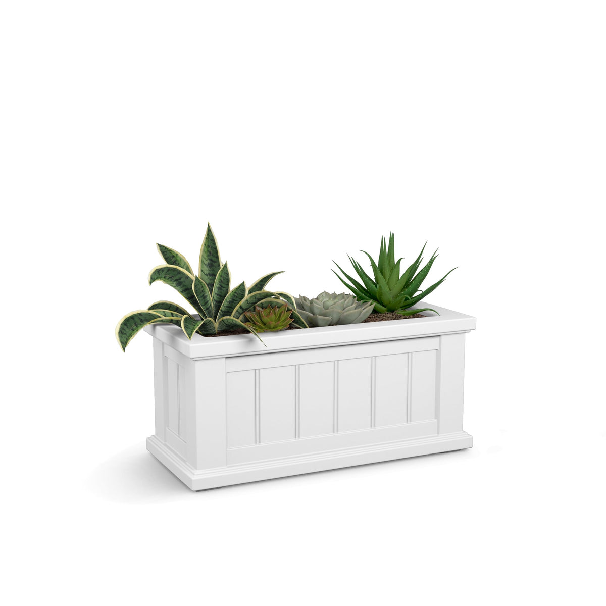 Mayne Cape Cod 24in front view in white showing coastal styling and durable finish