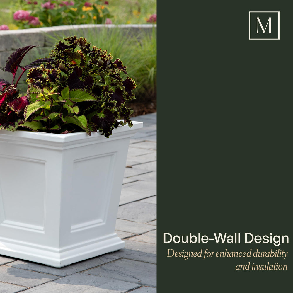 Mayne Fairfield close-up of polyethylene texture highlighting UV-resistant finish