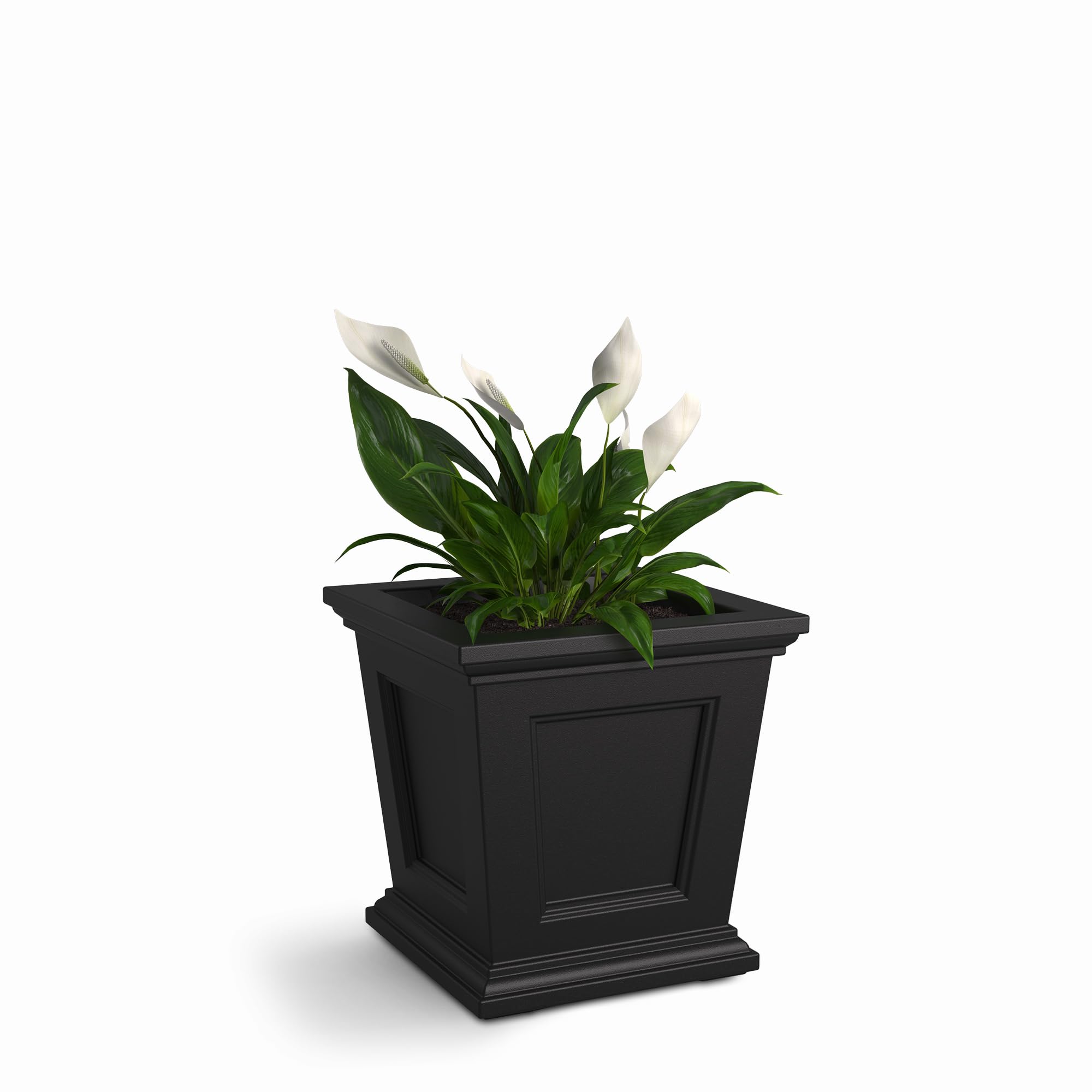Mayne Fairfield front view showing sleek square shape and durable finish