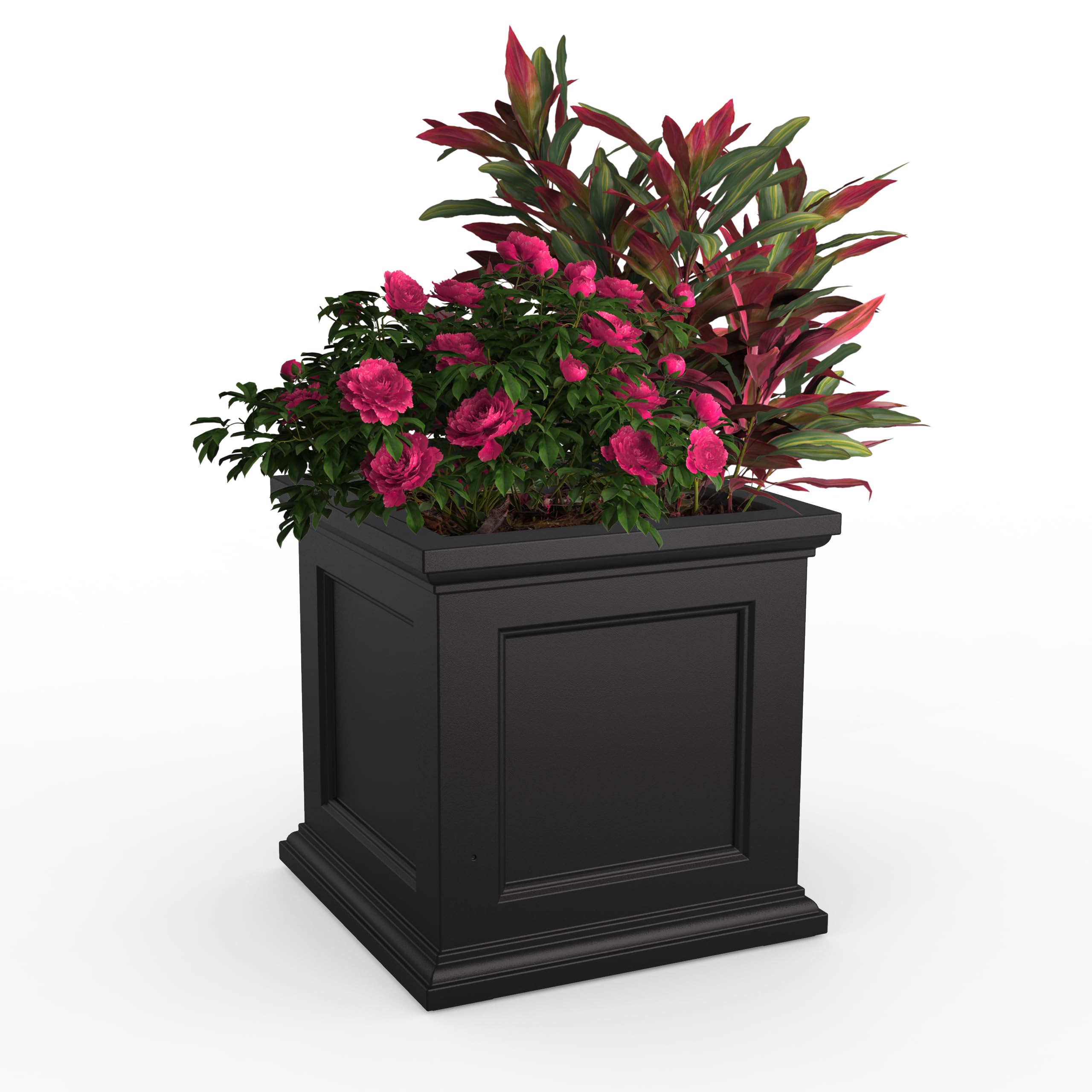 Mayne Fairfield front view showing clean square silhouette and durable finish