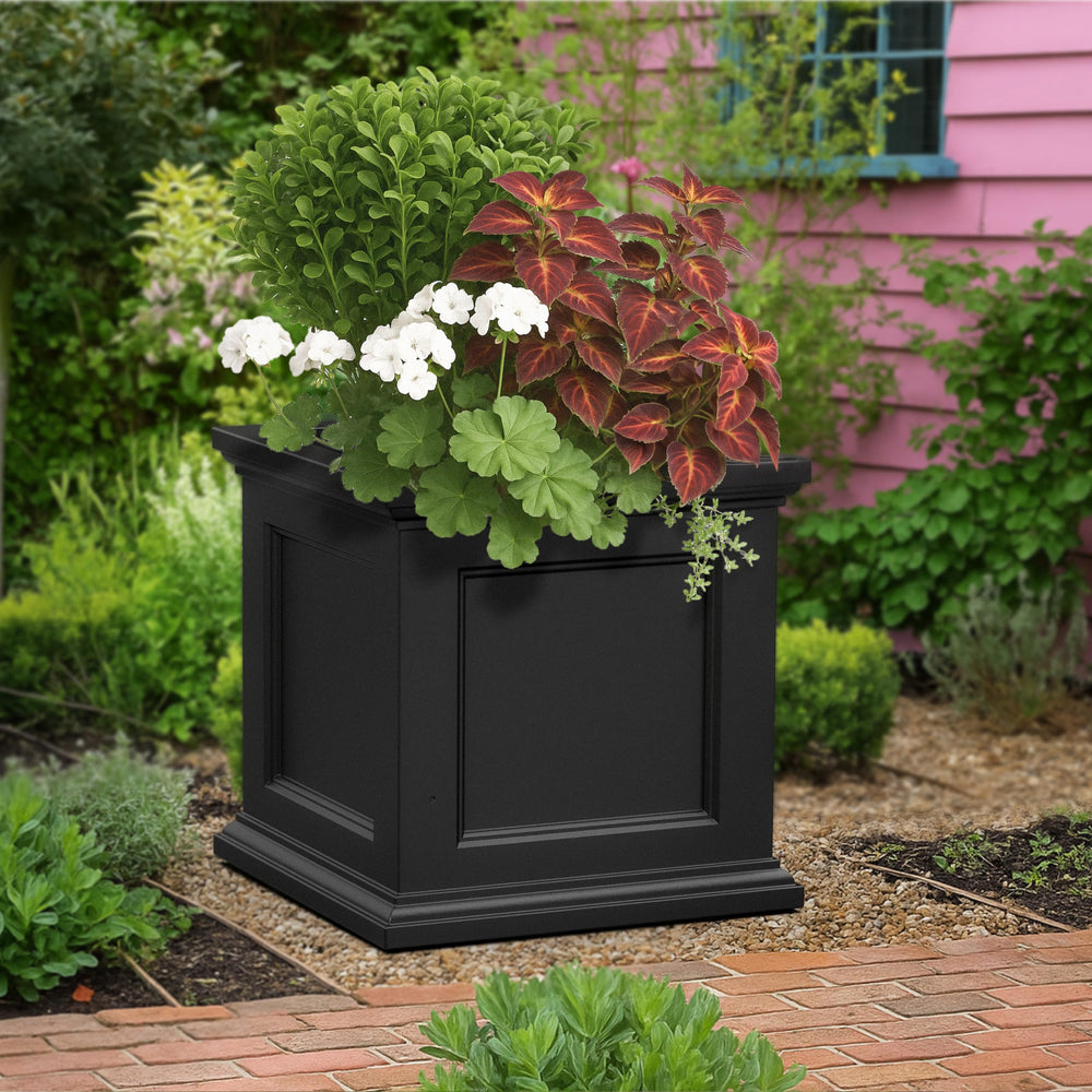 Mayne planter in living room showing indoor use and easy maintenance