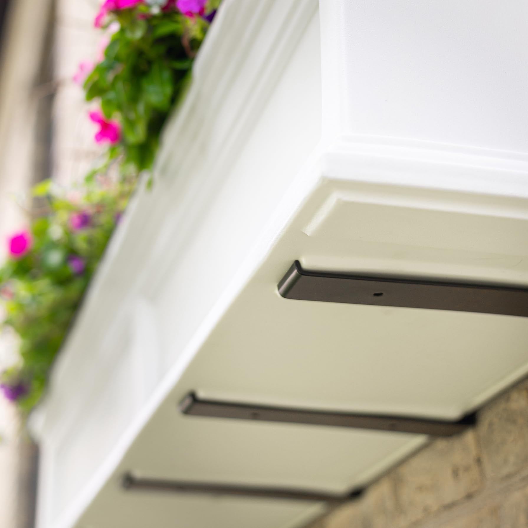 Mayne Fairview beside window sill showing correct scale and fit