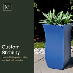 Mayne Valencia black surface texture showing UV-resistant finish benefit: long-lasting color