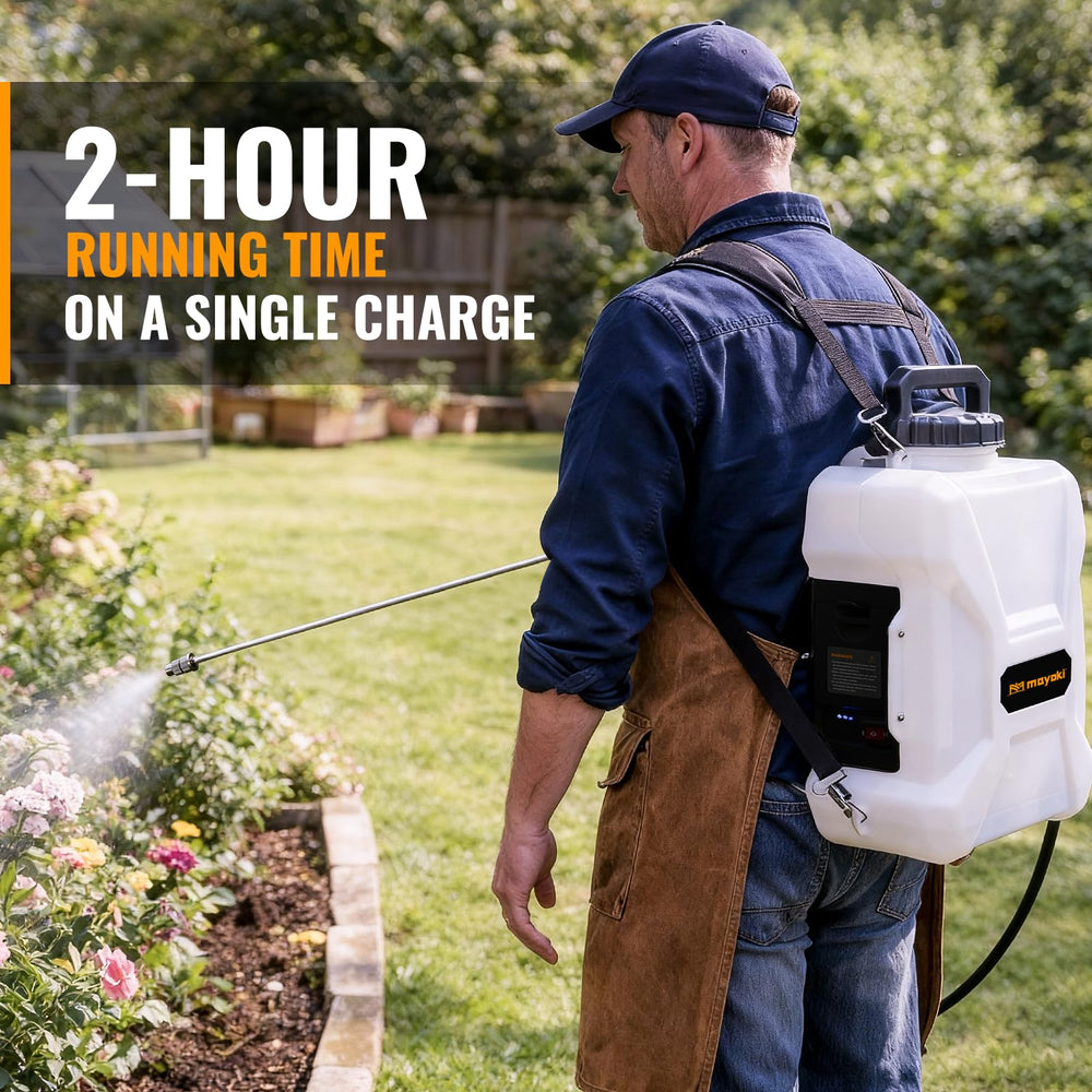 Mayoki DEWALT 20V-compatible battery and 2A fast charger included for long runtime