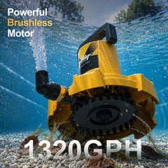 Mayoki close-up of brushless motor highlighting durable efficient performance