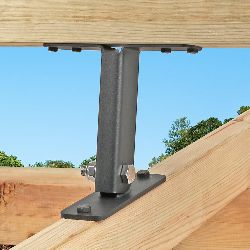 Mayset stainless steel screws and hardware laid out, showing included fasteners and easy corrosion resistance
