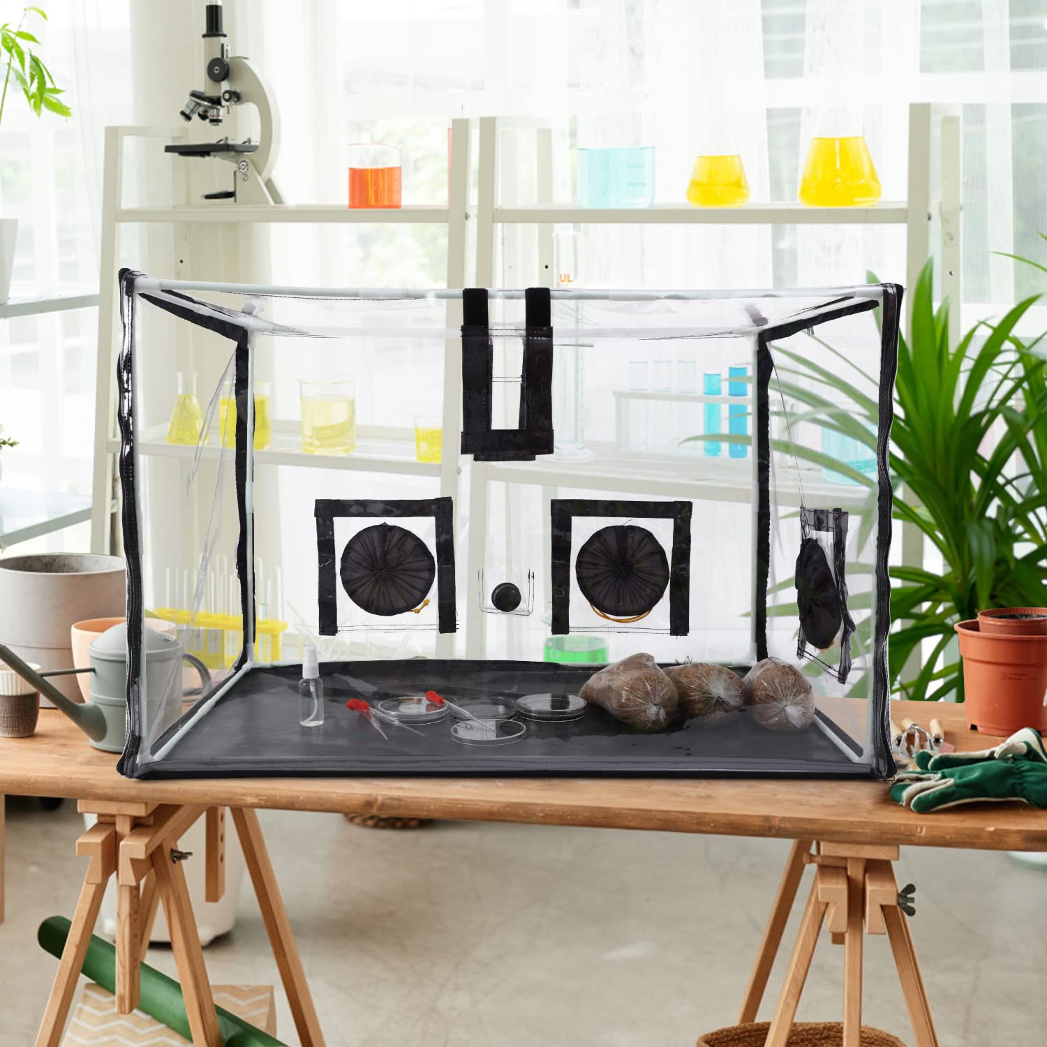 MCCKLE lifestyle scene of home lab workspace demonstrating practical use