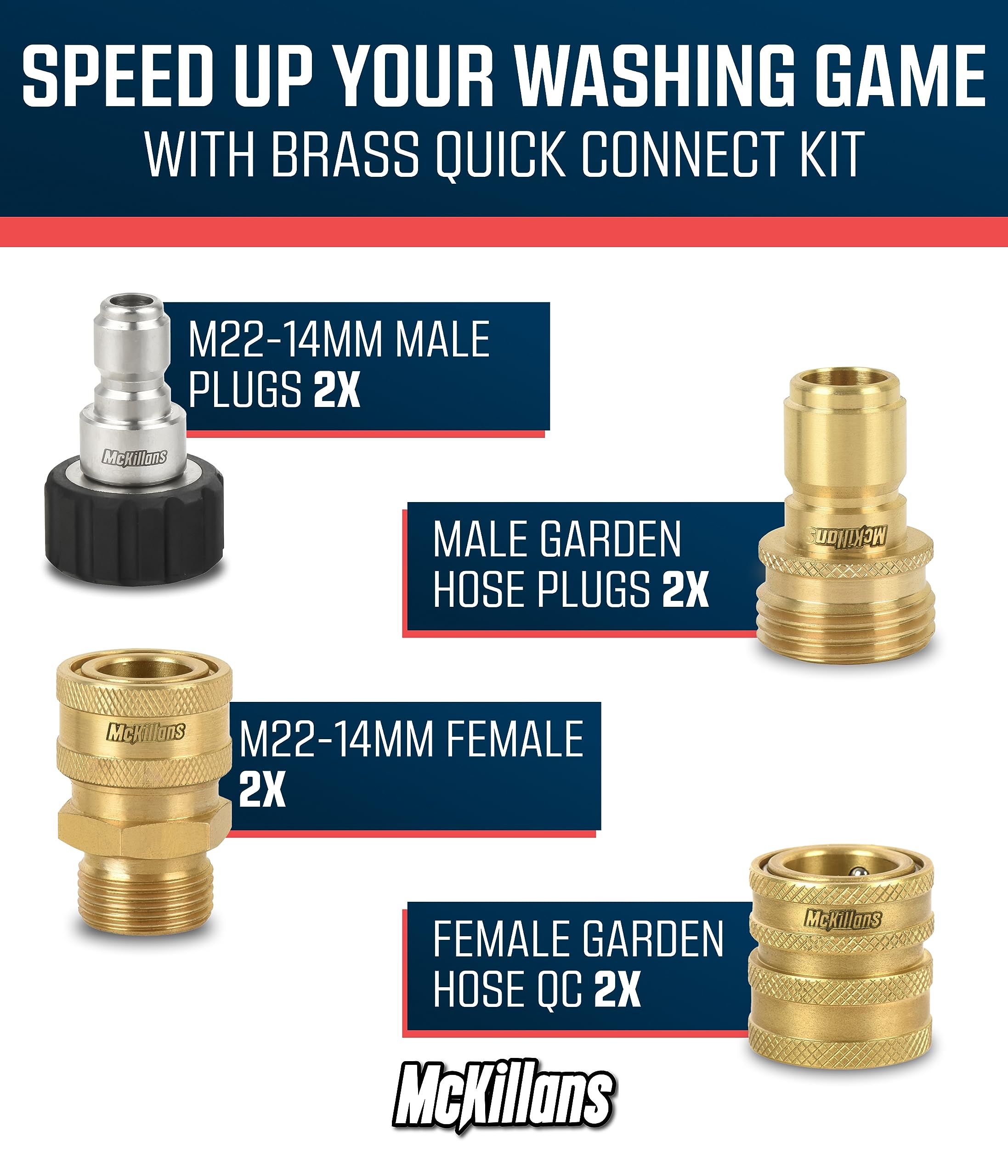 McKillans close up of machined brass connector highlighting corrosion resistance and precise fit