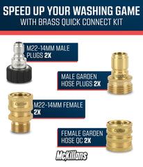 McKillans close up of machined brass connector highlighting corrosion resistance and precise fit