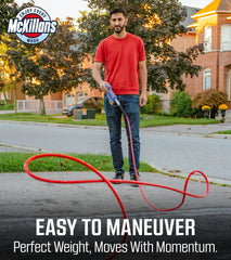 McKillans hose in use washing a car for easy reach and maneuverability