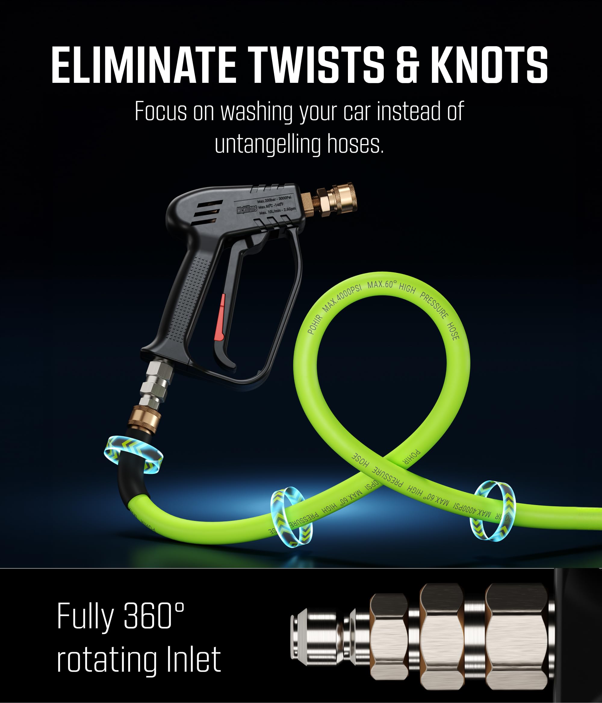 McKillans preinstalled fittings detail showing leak-resistant connection