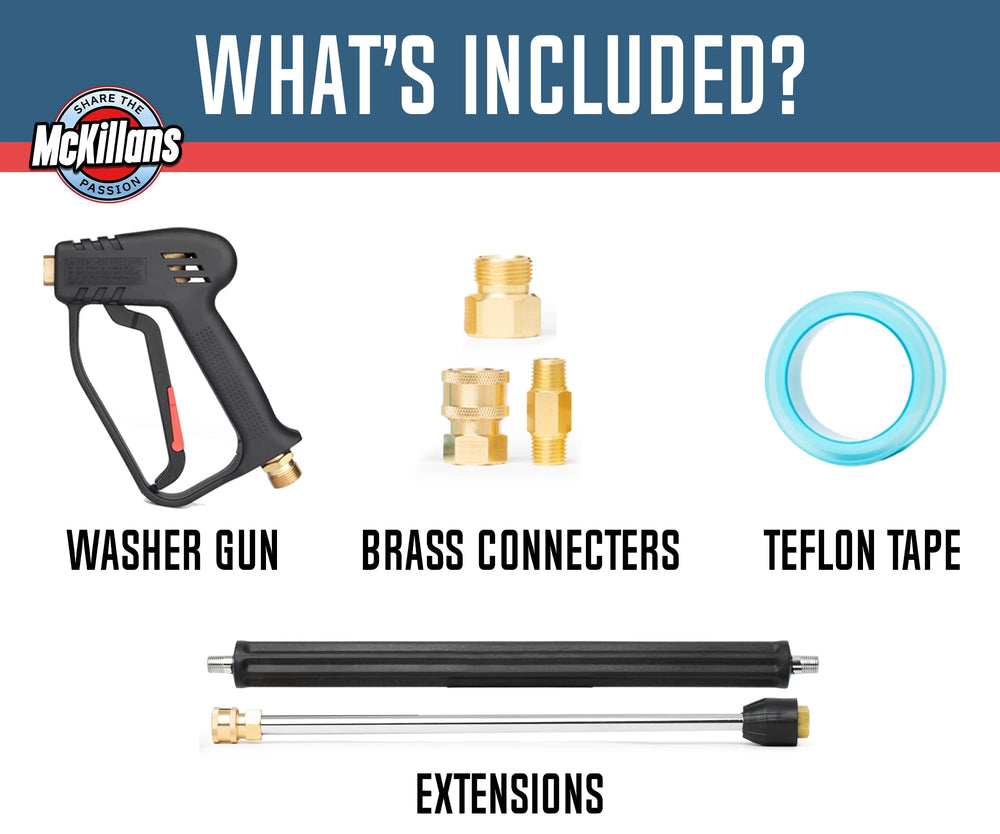 McKillans gun size comparison on measuring tape for length selection