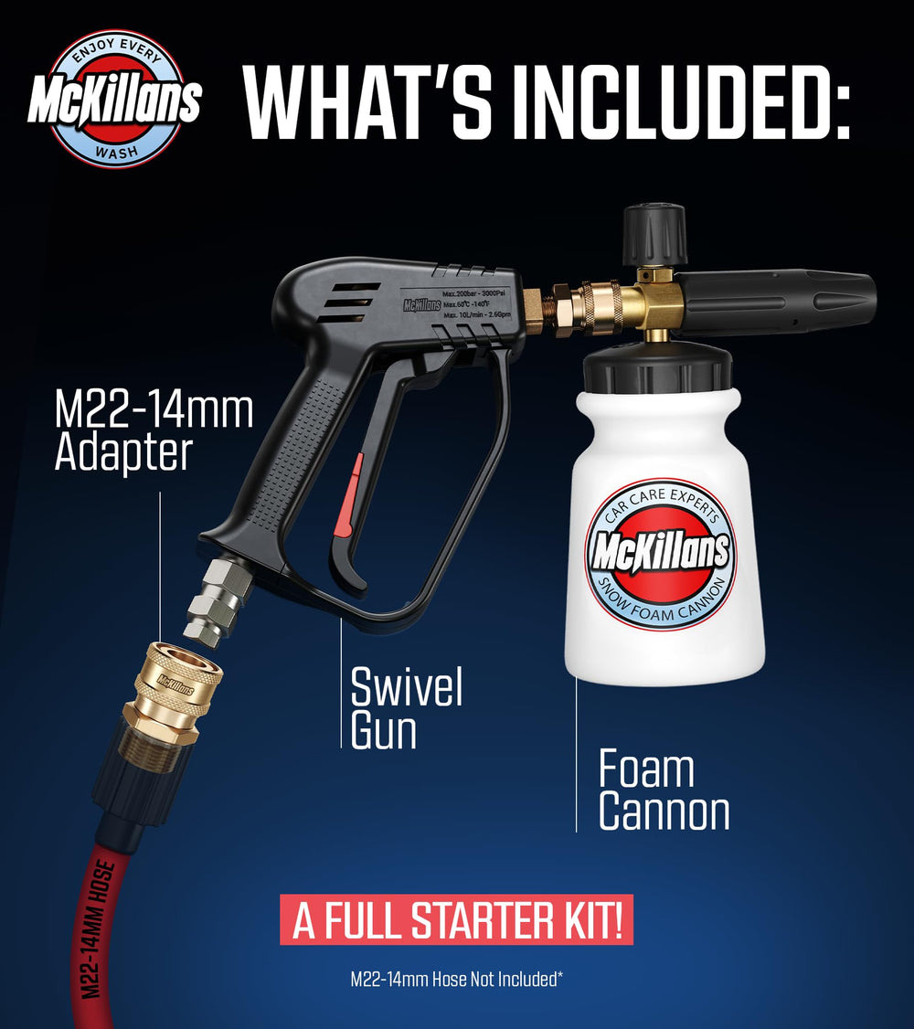 McKillans swivel inlet detail reducing hose kinks and improving maneuverability