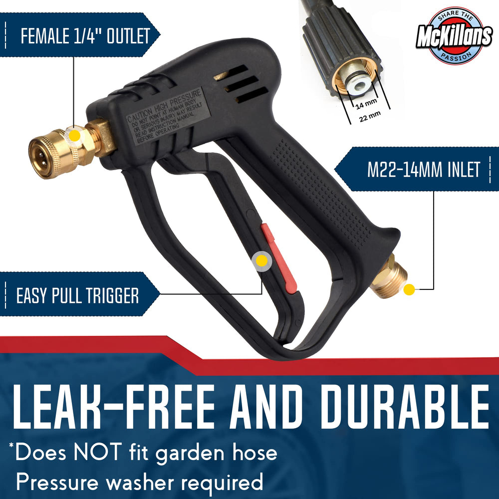 McKillans trigger detail showing lightweight pull for reduced fatigue