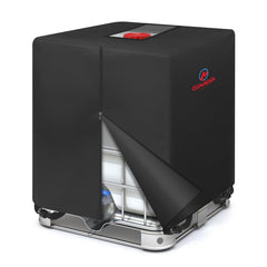 M COMNOVA OUTDOORS front view of IBC cover showing full protection and fit