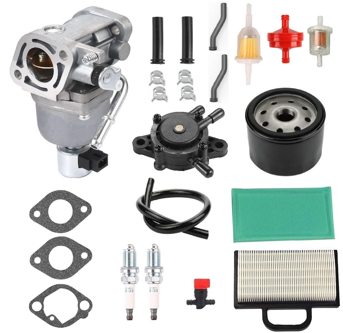MDAIRC 699807 carburetor front view showing mounting ports and improved fit