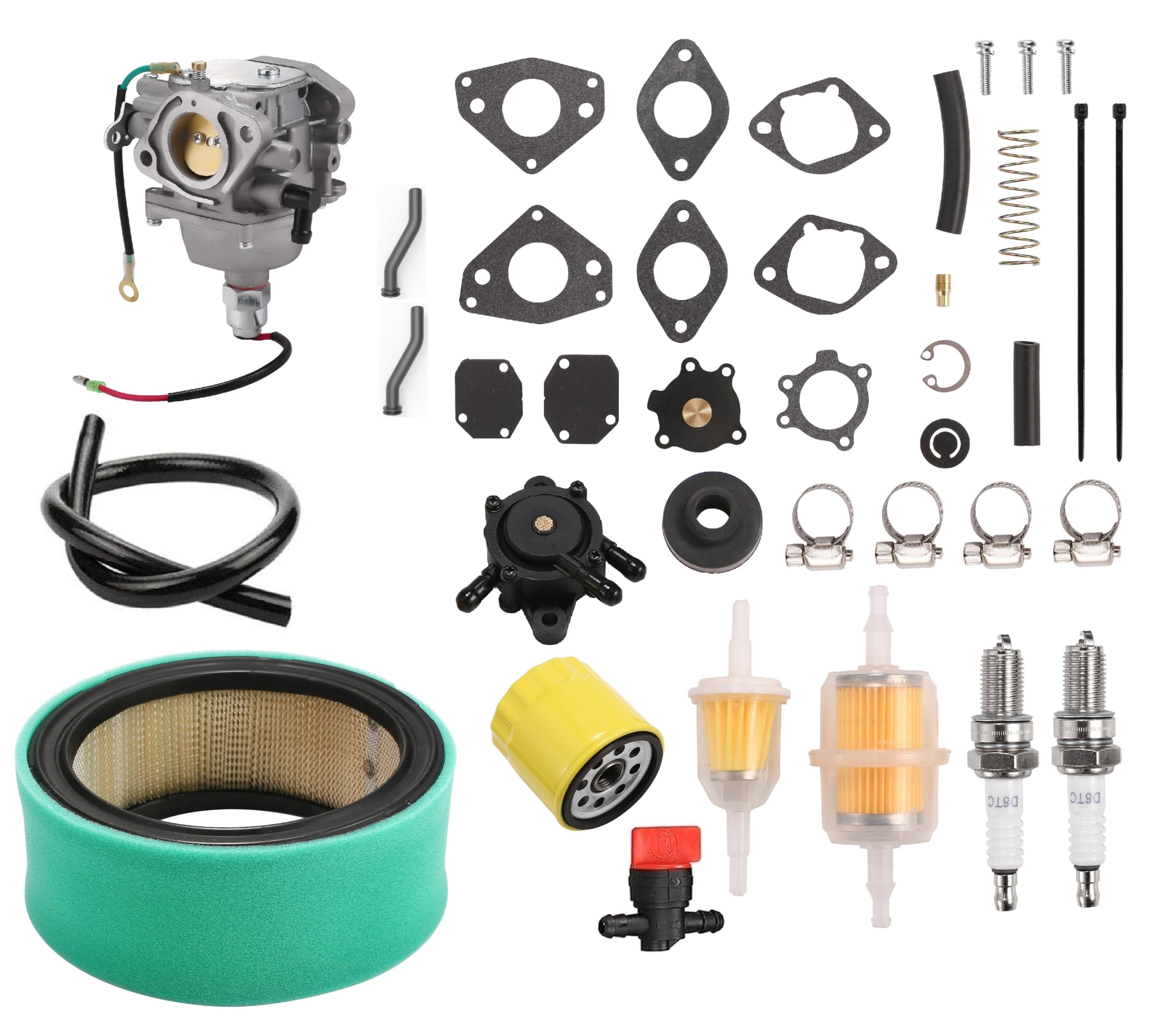 MDAIRC carburetor front view showing mounting points and clean finish for easy fit
