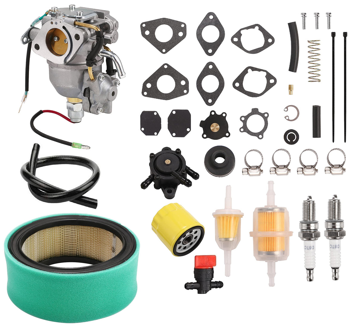 MDAIRC carburetor front view showing clean mounting flange and correct fit