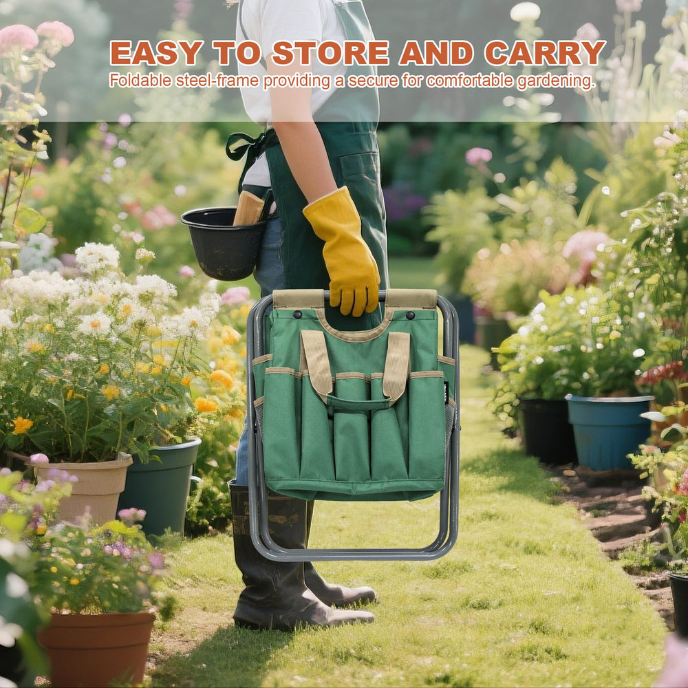 MDSTOP stool folded flat showing portability and easy transport