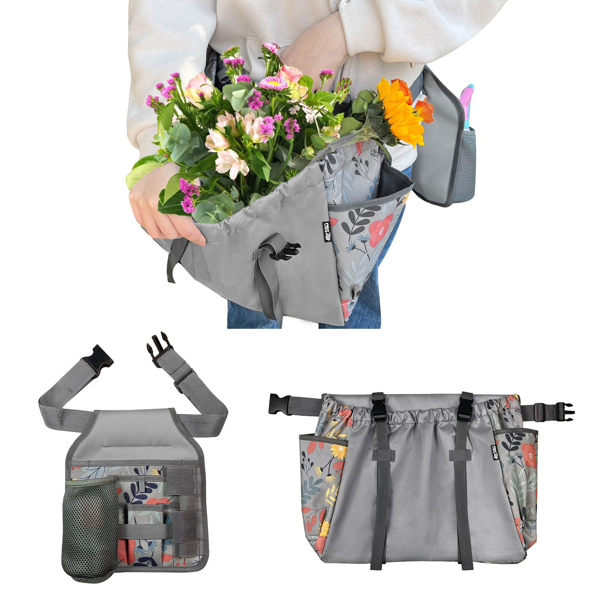 MDSTOP front view of apron and belt showing organized storage and easy access