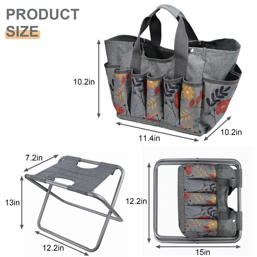 MDSTOP tote pockets with garden tools, organized access benefit