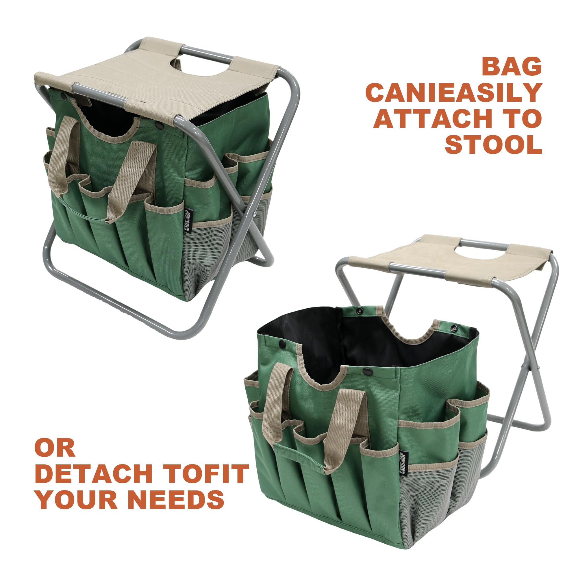 MDSTOP exterior pockets filled with tools showing organized access