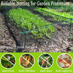 MEANCHEN netting cut to size covering raised bed, easy customization benefit