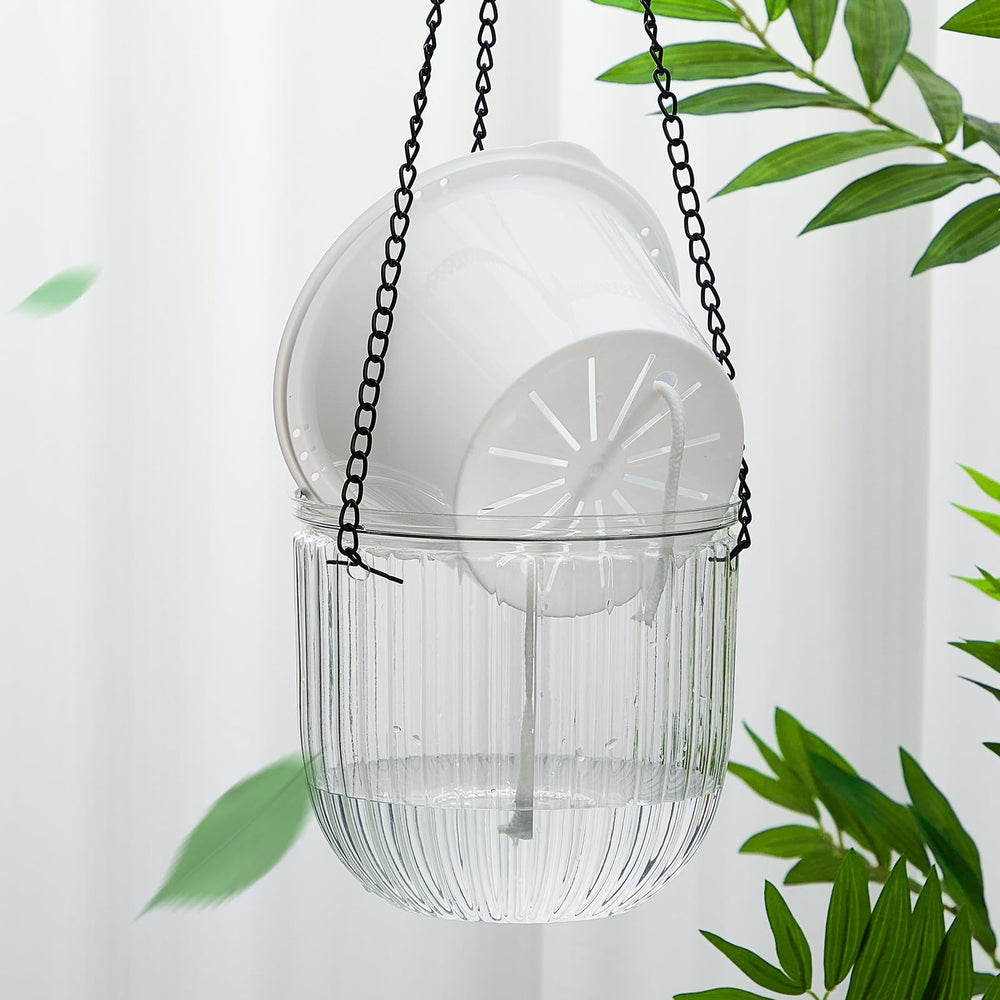 Meanplan detachable chains and hook detail make hanging and removal quick and safe