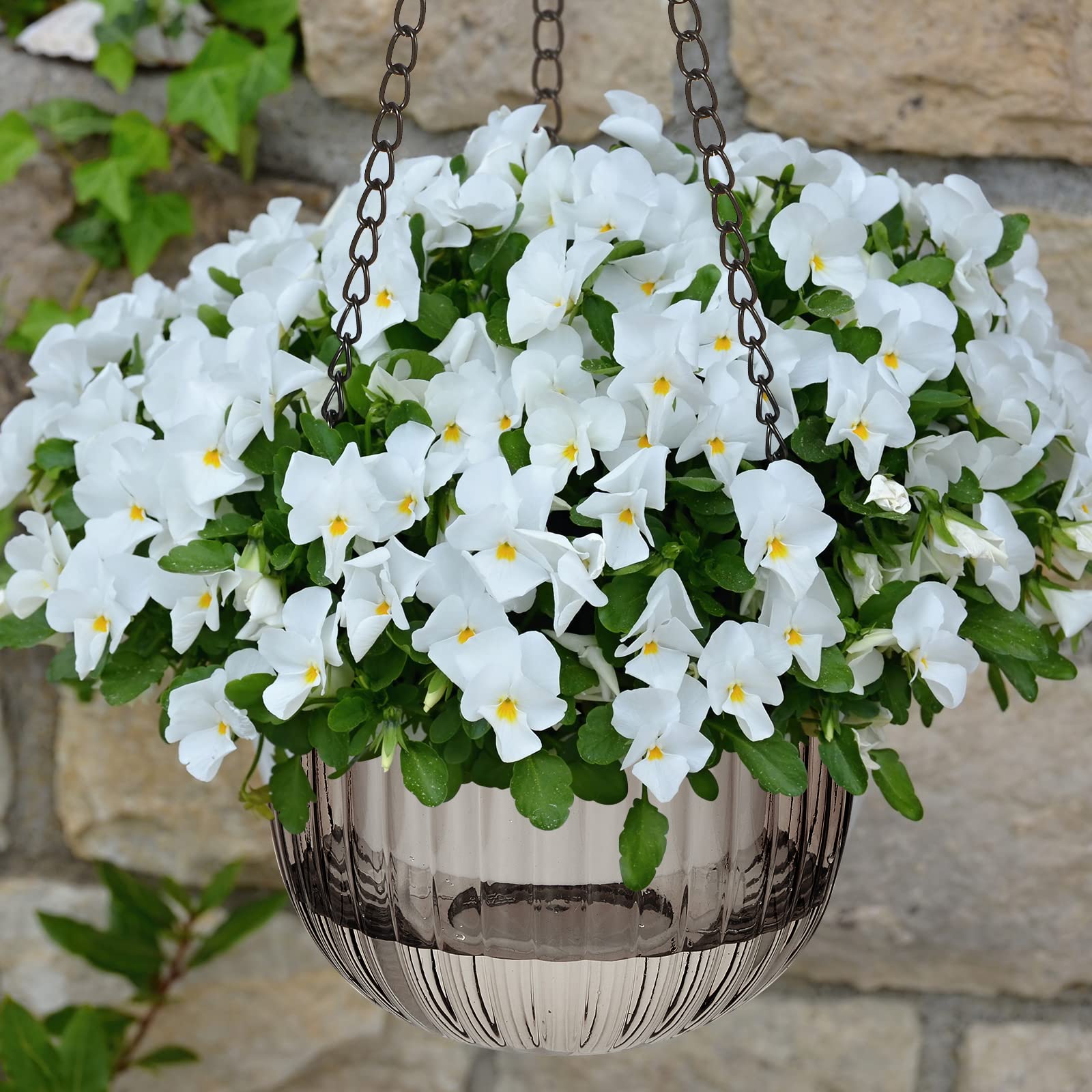 Meanplan emerald and gray planters paired together, creates coordinated decorative sets