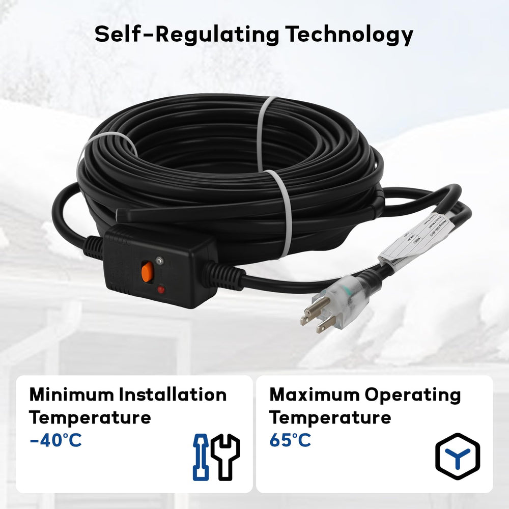 MEASUREMAN cable on outdoor spigot preventing frozen pipes benefit